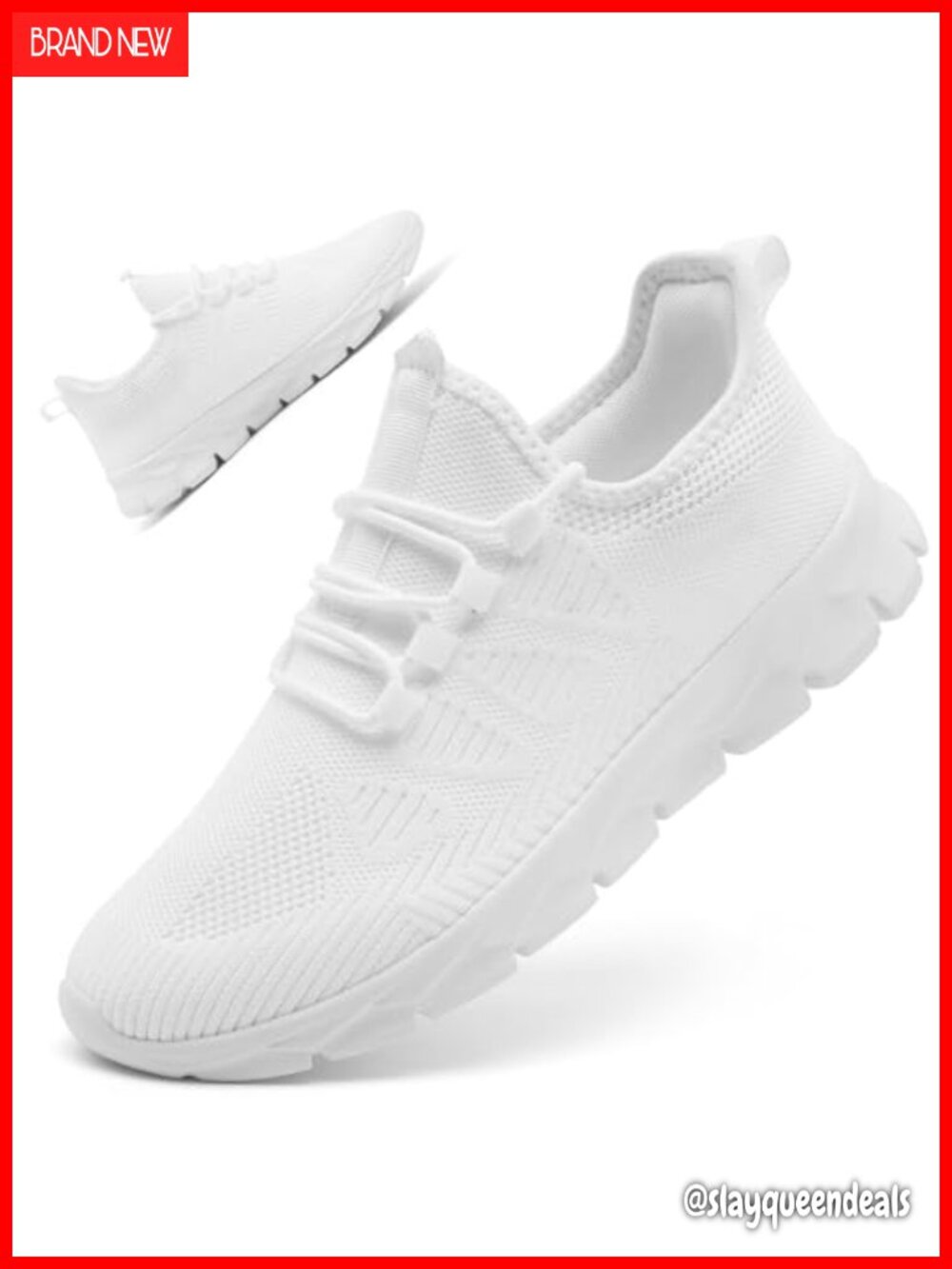 Slip On Running Shoes Breathable Mesh EVA Sole Unisex Sneakers